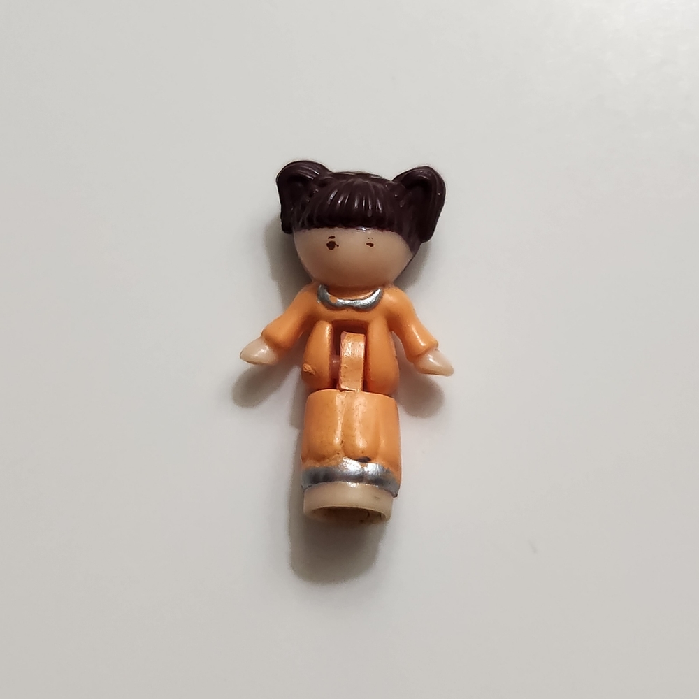 1994 Polly Pocket Star Bright Dinner Party Dana Figure Vintage Bluebird